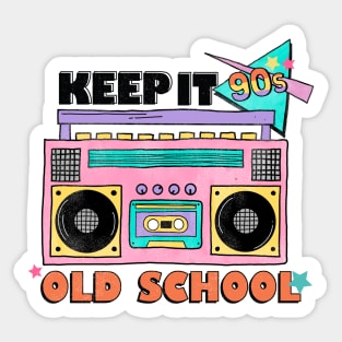 Old School 90s Sticker